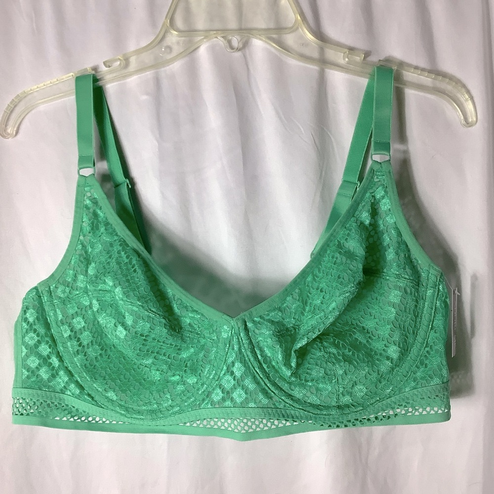 42D sea green underwire AdoreMe bra NWT.